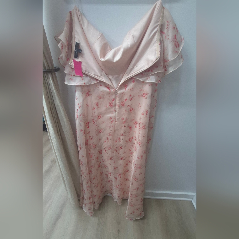 Lulus Pink Floral Dress - Picture 2 of 4